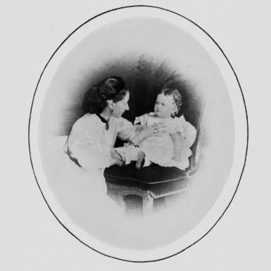 Принцесса Алиса с Эллой. 1865 г.